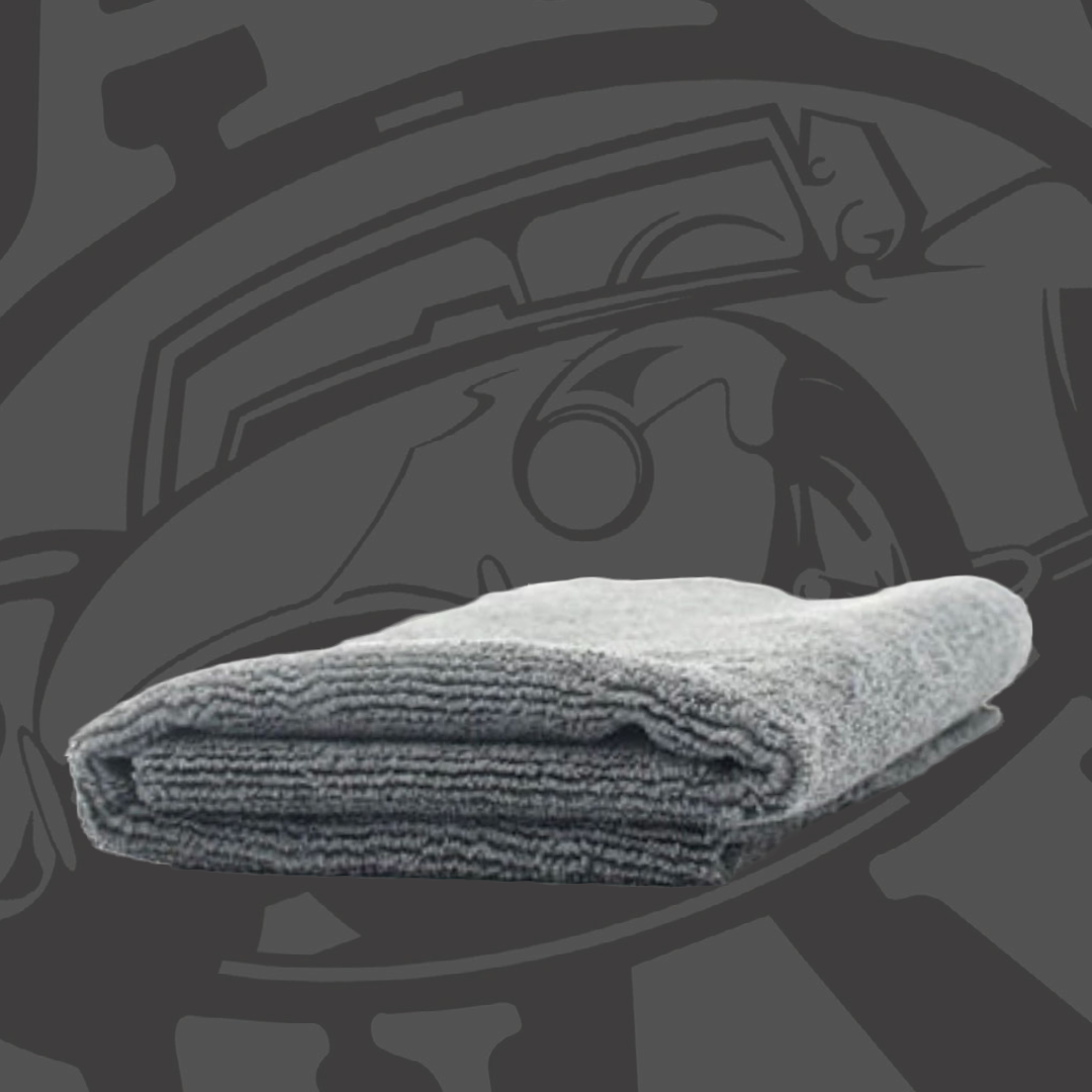 Jax Wax Edgeless Microfiber Utility Towel 16x16 GREY