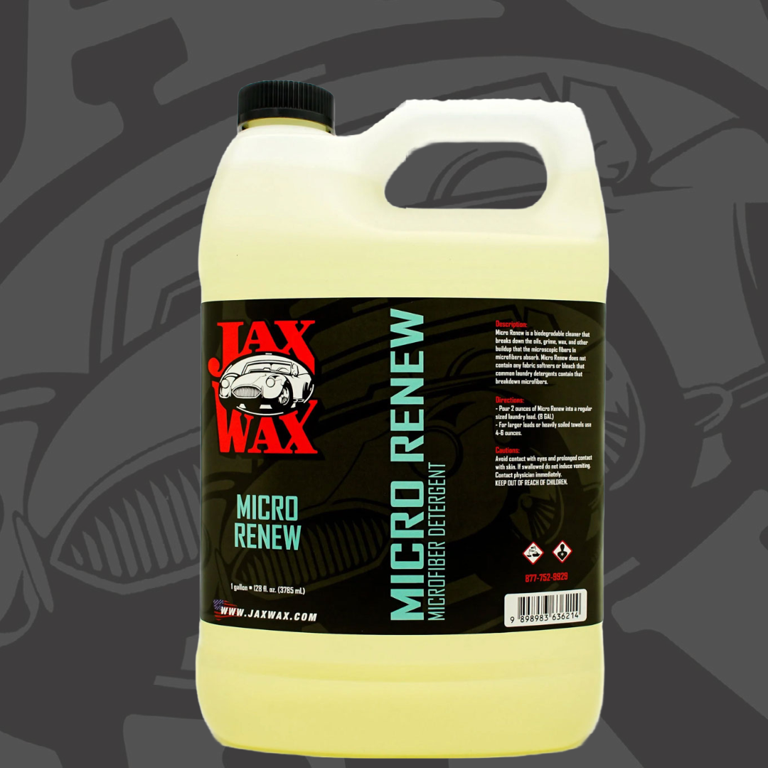 Micro Renew Microfiber Detergent Concentrate 16 Oz by Jax Wax Car