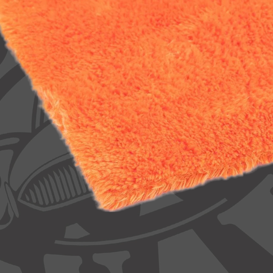 Double Plush Edgeless Microfiber Towel ORANGE